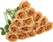 15pcs Terracotta Fake Roses Artificial Silk Flowers Faux Rose